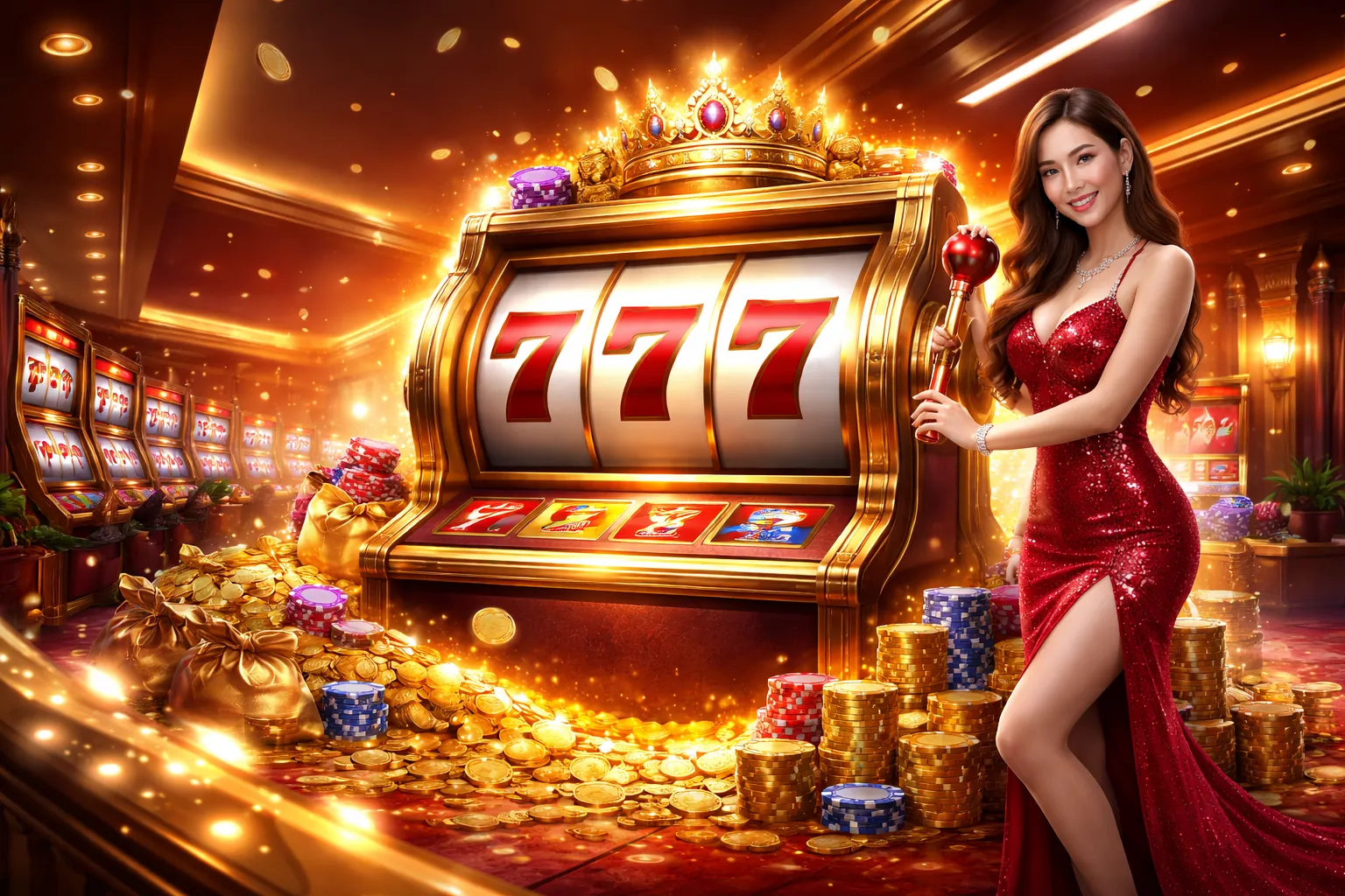Máy đánh bạc 55vin apk với đồ họa sống động và giải jackpot lớn